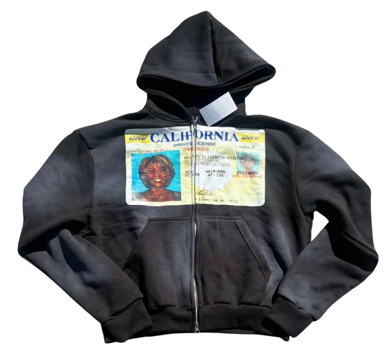 Whitney Houston Zip Up