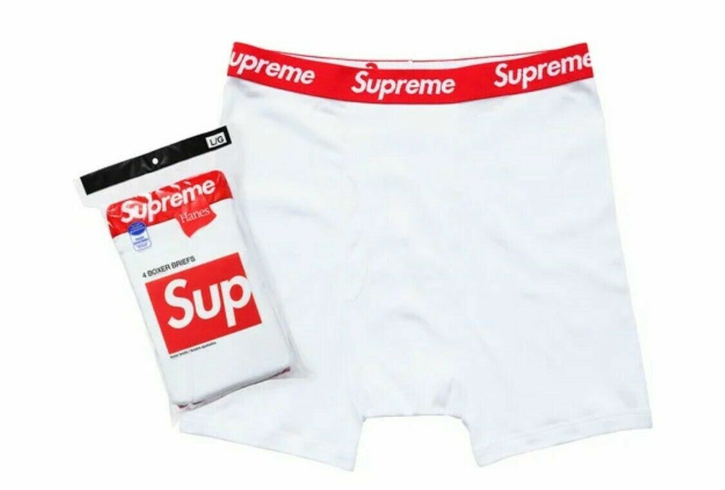 White Supreme Boxers